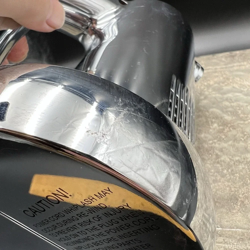 Bravetti EP545 Silver Hand Mixer 300W with Retractable Cord No Attachments